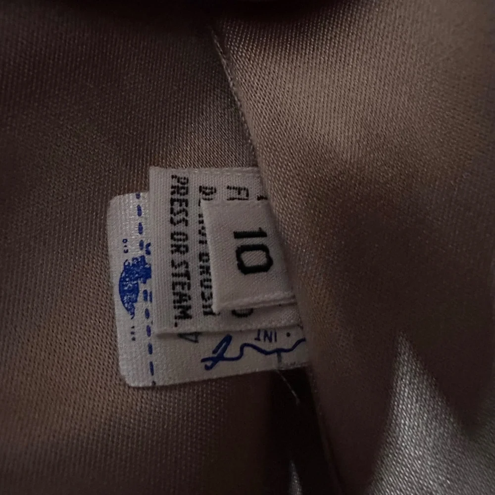 Lifestyle 80 by Andrea Ungar Faux Fur Jacket Zig Zag Pattern Knit Collar & Cuffs - Picture 5 of 14